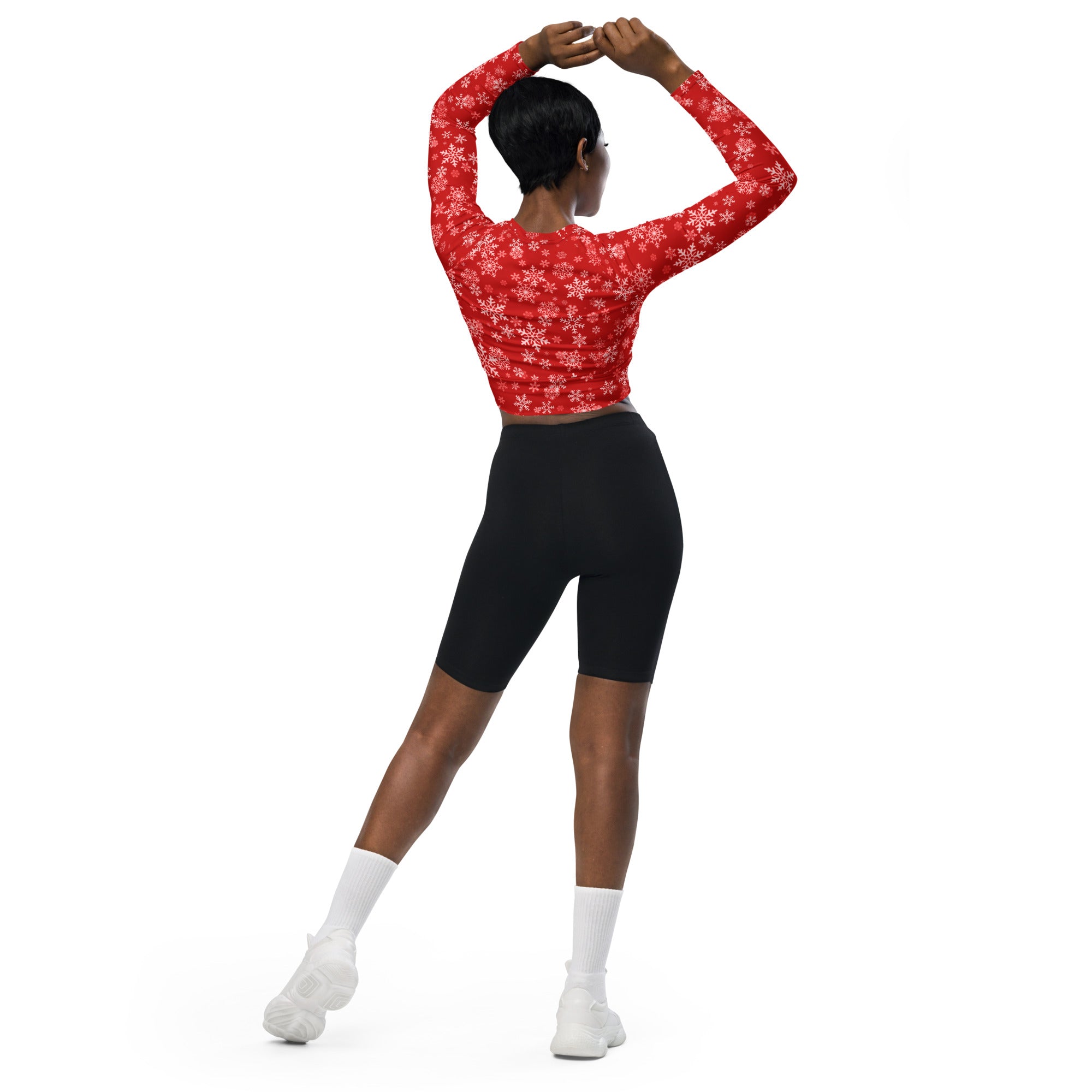 2024 Christmas Wear Cropped Top. Holiday Colors Partywear, Streetwear or Activewear. WickedYo.